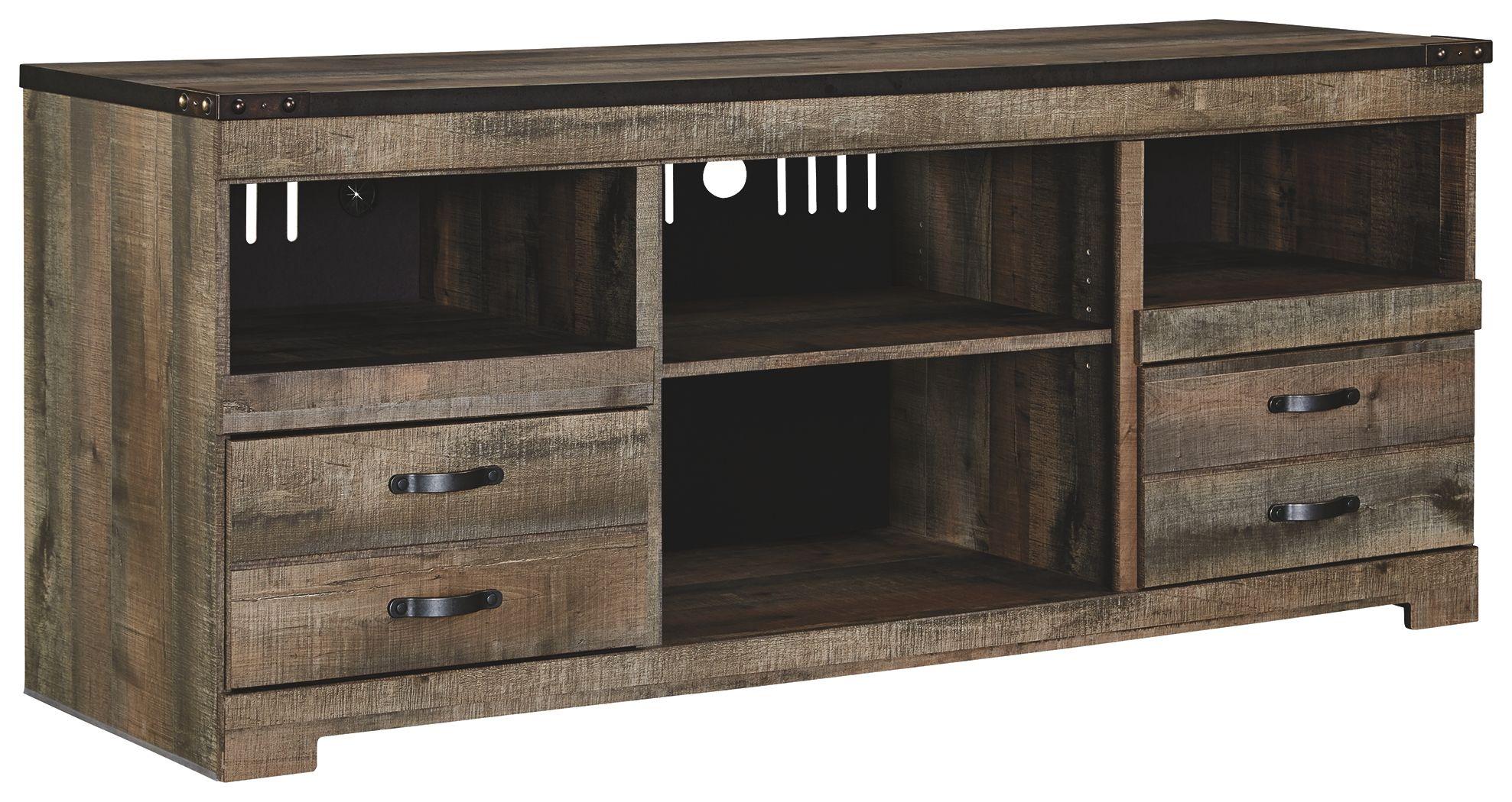 Trinell - Meuble TV LG avec option cheminée