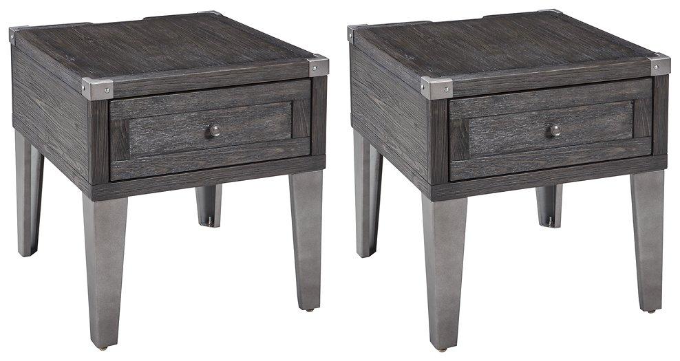 Ensemble de tables d'appoint Todoe 2 pièces
