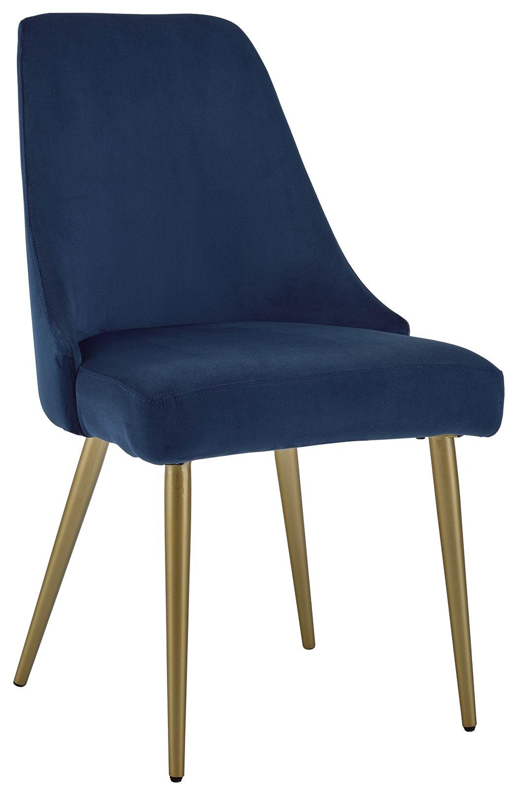 Wynora - Chaise de salle à manger en tissu (2 pièces)