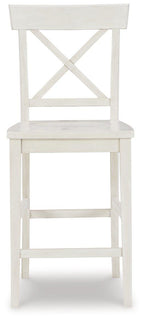 Tabouret de bar blanc Stuven (lot de 2)