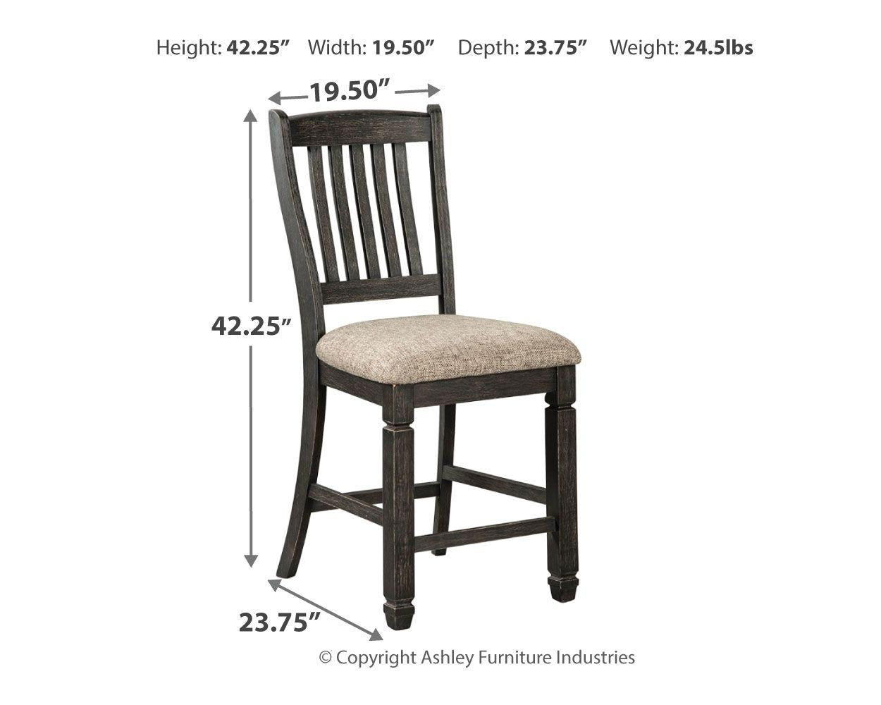 Tyler Creek - Tabouret de bar rembourré (2/cn)