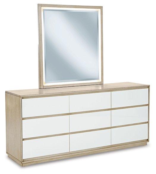 Commode et miroir Wendora