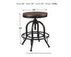 Valebeck - Tabouret de bar pivotant (2/cn)
