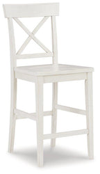 Tabouret de bar blanc Stuven (lot de 2)