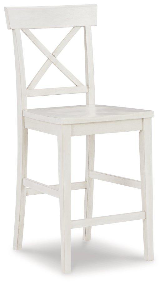 Tabouret de bar blanc Stuven (lot de 2)