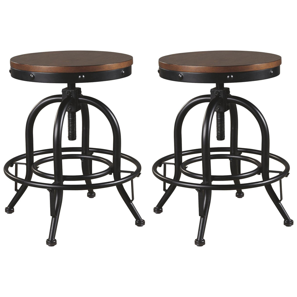 Valebeck - Tabouret de bar pivotant (2/cn)