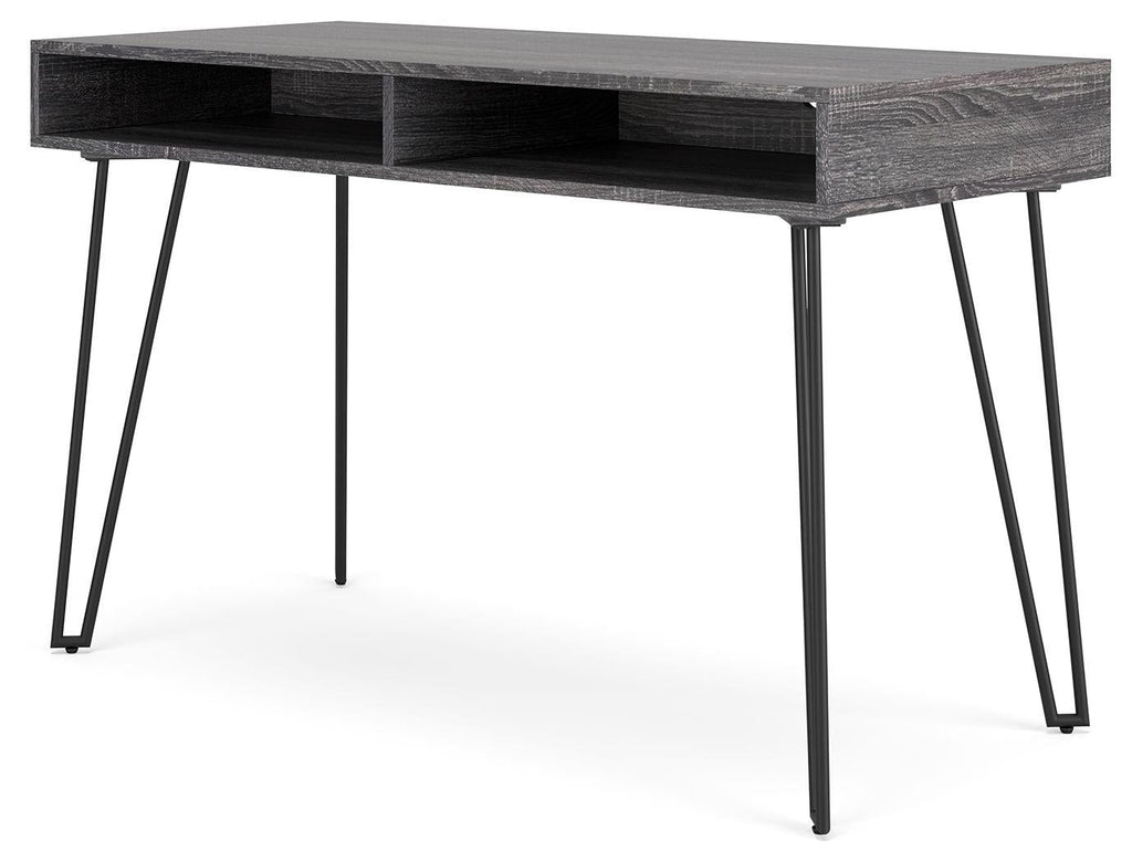 Strumford - Bureau à domicile avec 2 rangements ouverts