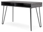 Strumford - Bureau à domicile avec 2 rangements ouverts