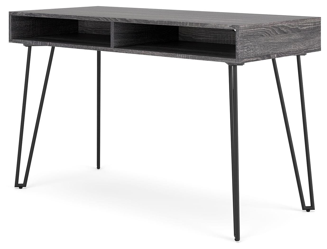 Strumford - Bureau à domicile avec 2 rangements ouverts