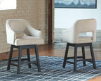 Tallenger - Tabouret de bar pivotant Uph (2/cn)