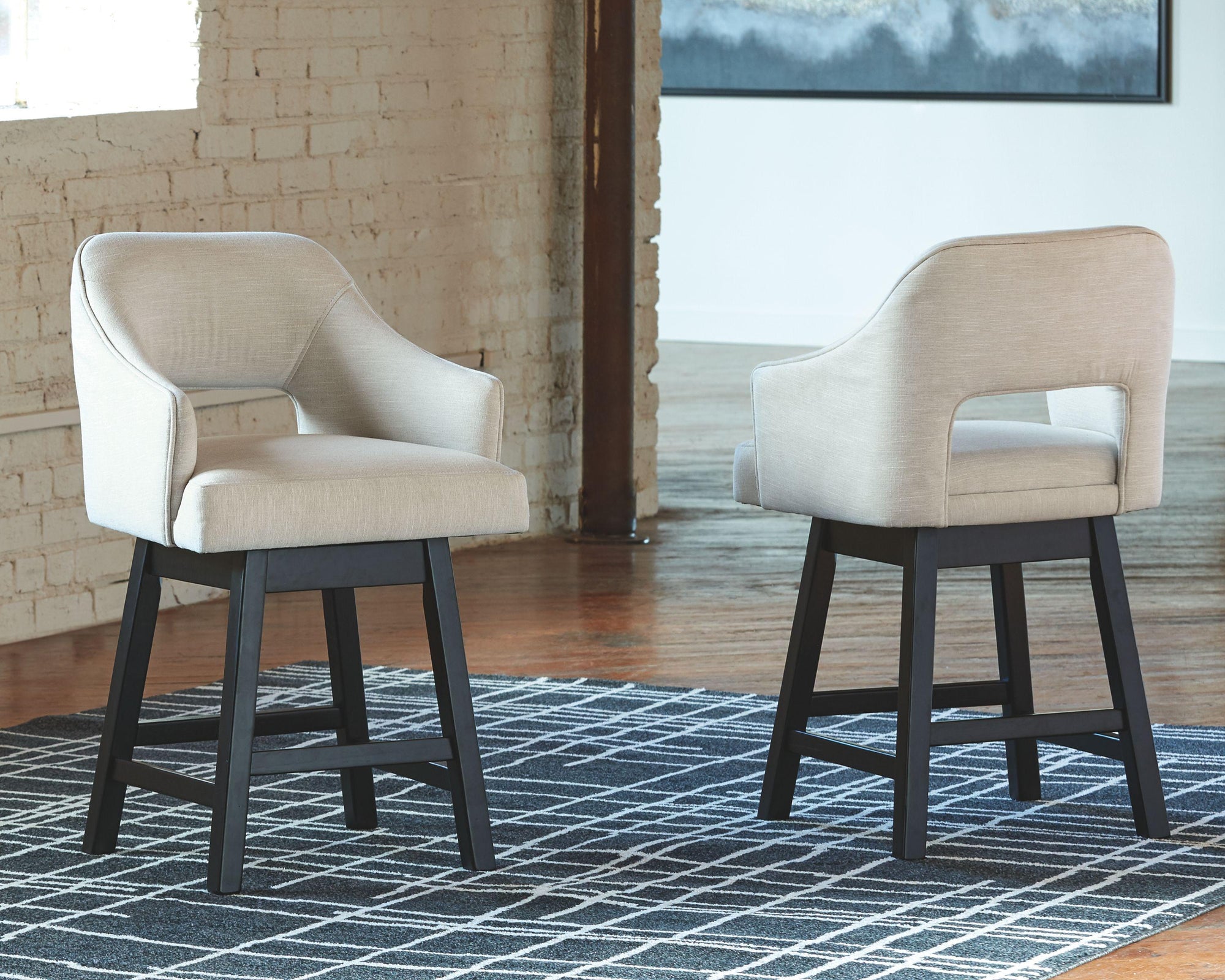 Tallenger - Tabouret de bar pivotant Uph (2/cn)