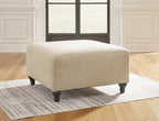 Pouf d'appoint surdimensionné en grès Valerani