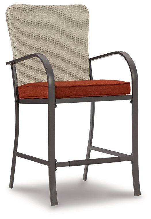 Ensemble de table de comptoir Tianna brun foncé