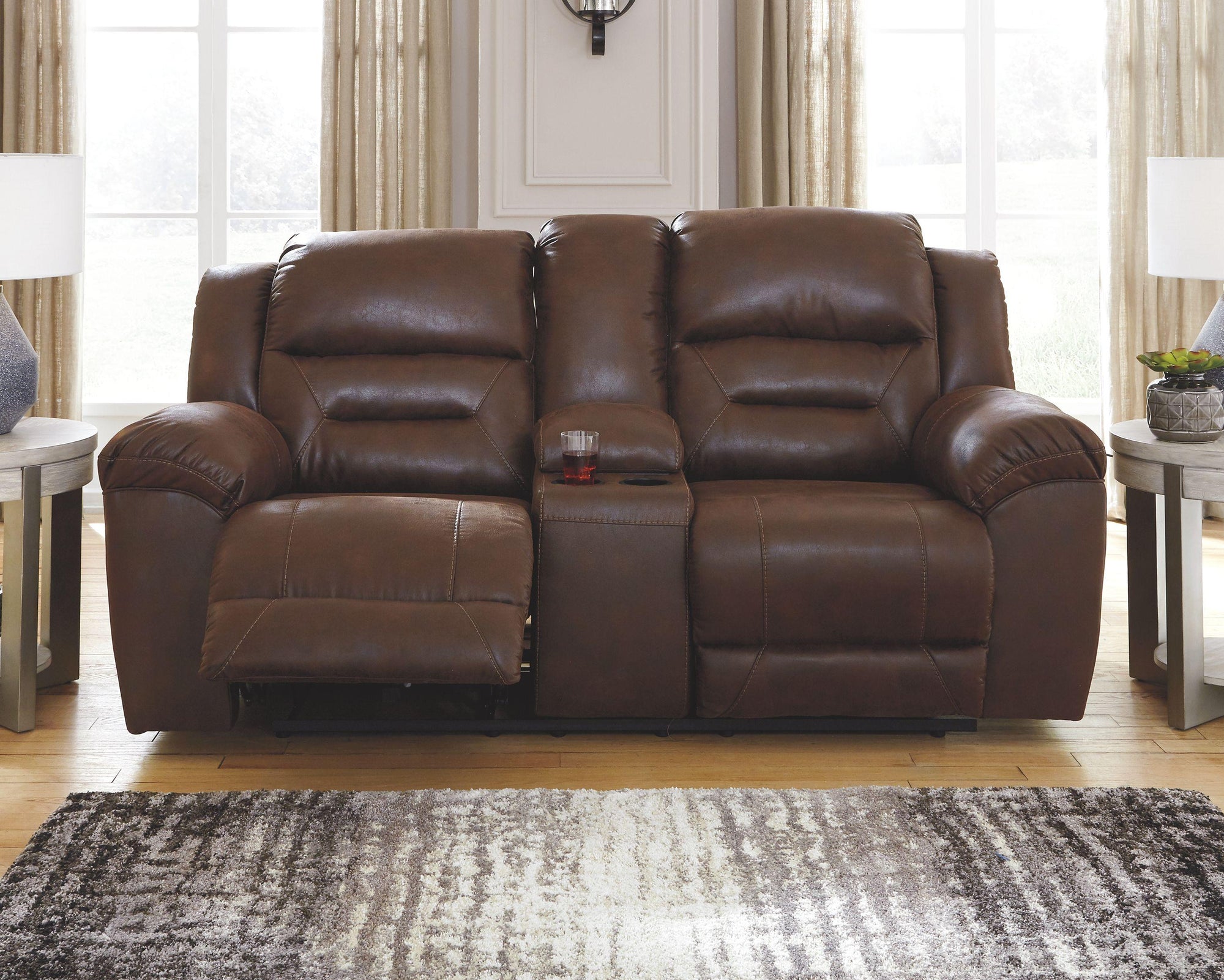 Stoneland - Causeuse électrique double avec console
