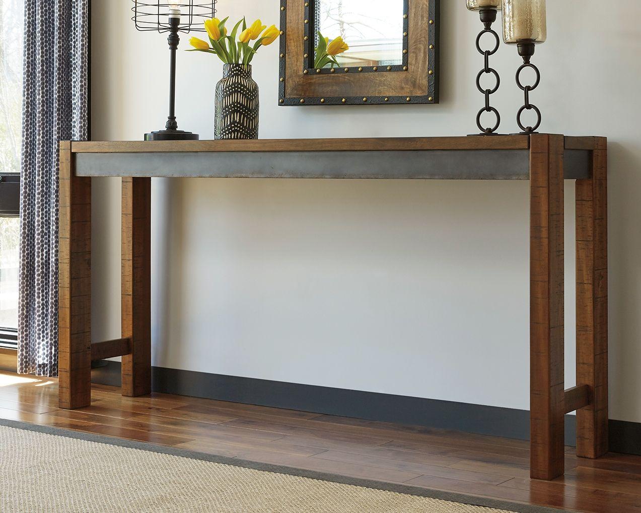 Torjin - Table de comptoir longue