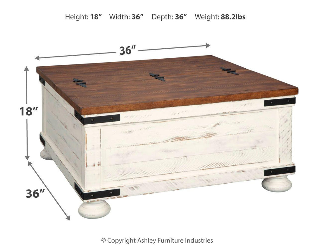 Wystfield - Table basse avec rangement