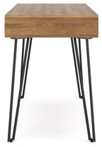 Strumford - Bureau à domicile avec 2 rangements ouverts