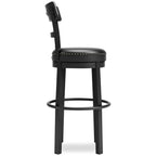 Valebeck - Tabouret de bar haut pivotant (1/cn)
