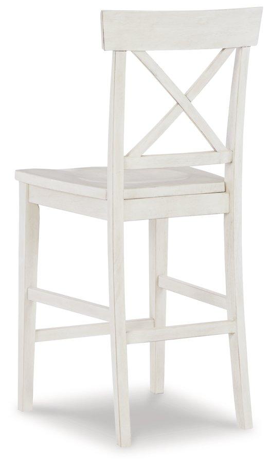 Tabouret de bar blanc Stuven (lot de 2)
