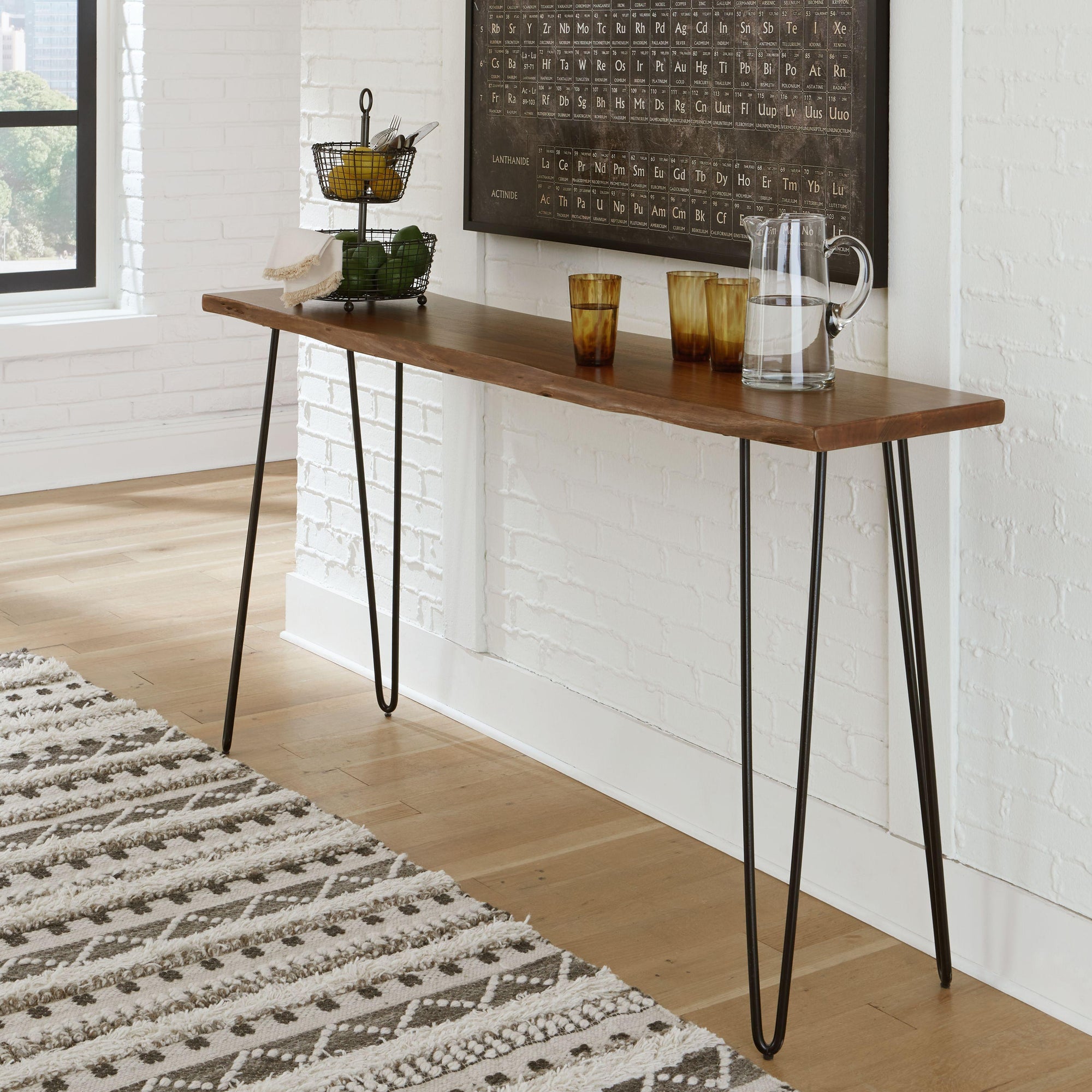 Wilinruck - Table de comptoir longue