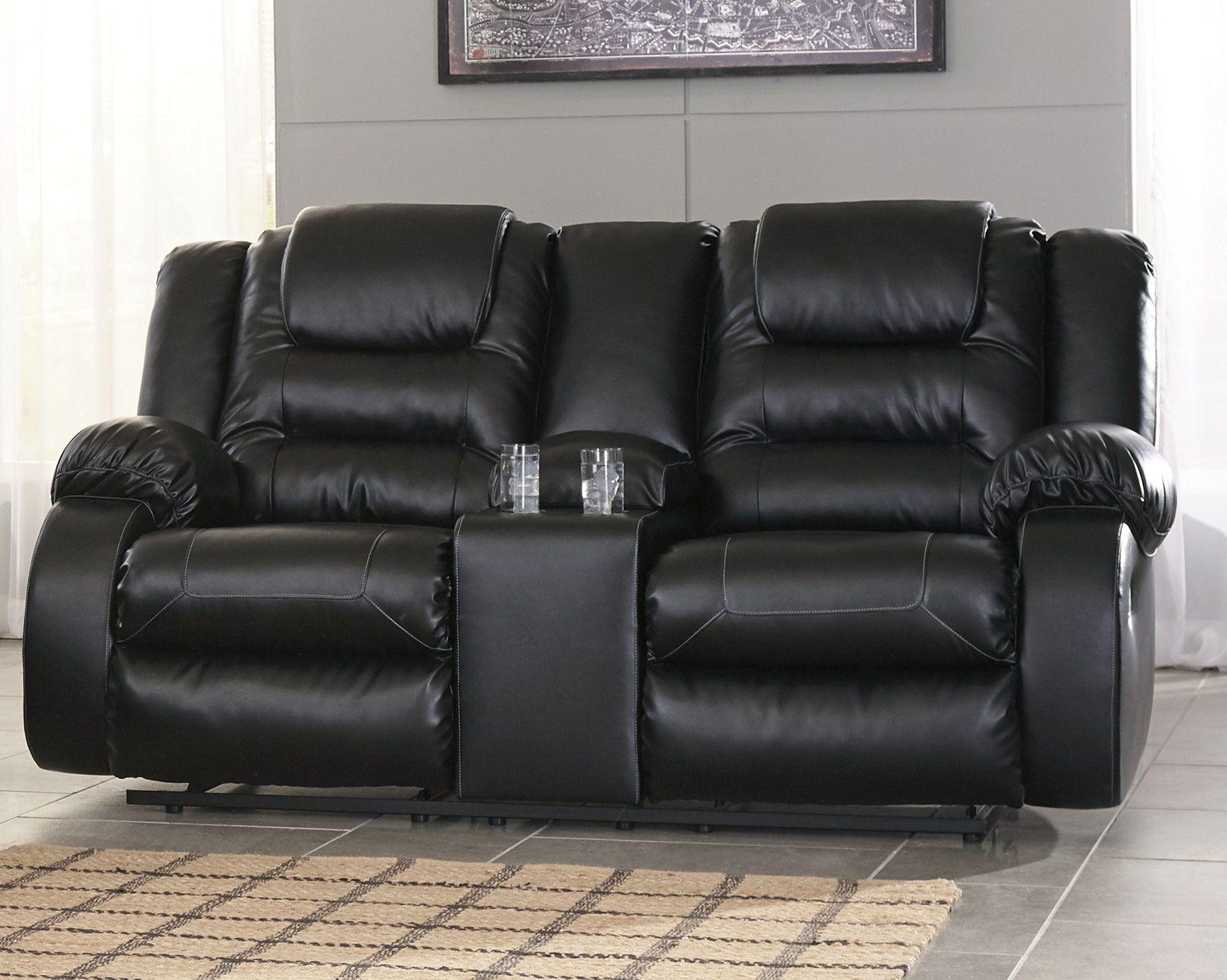 Vacherie - Causeuse double avec console