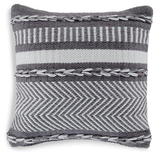 Oreiller Yarnley gris/blanc