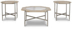 Table en biscuit Varlowe (ensemble de 3)