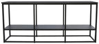 Yarlow - Meuble TV extra large - Base en métal doré