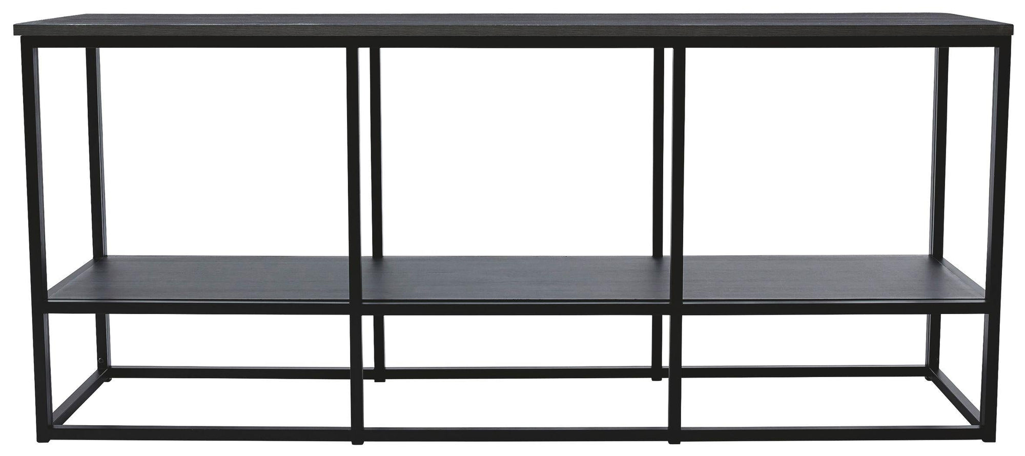 Yarlow - Meuble TV extra large - Base en métal doré