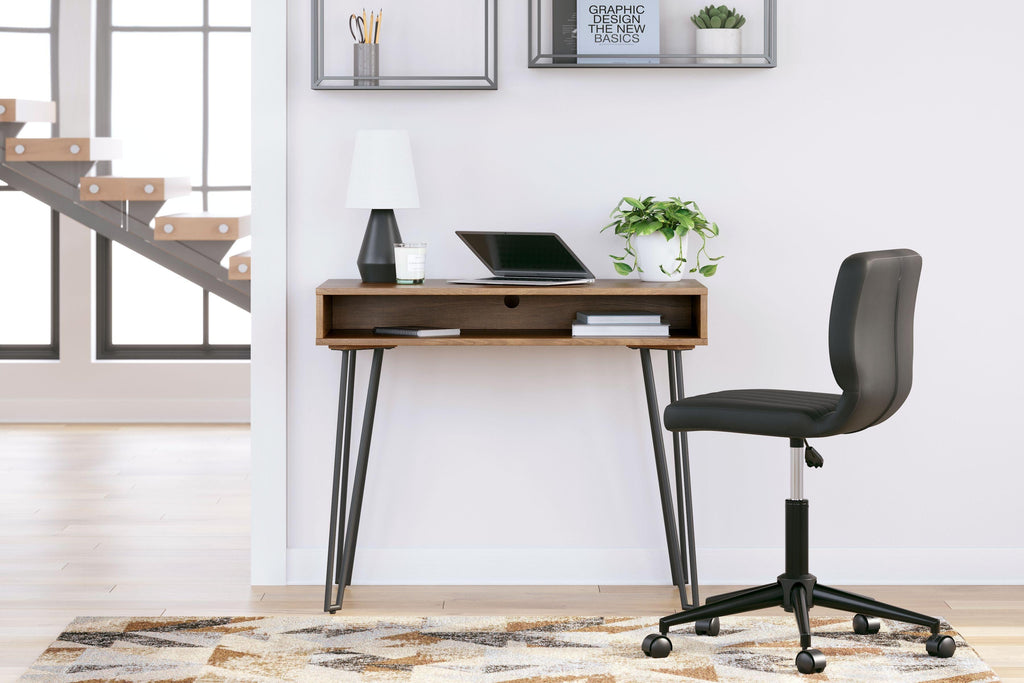Strumford - Bureau à domicile avec 1 espace de rangement ouvert