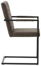 Strumford - Chaise de salle à manger avec accoudoirs (2/cn)