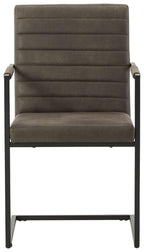 Strumford - Chaise de salle à manger avec accoudoirs (2/cn)