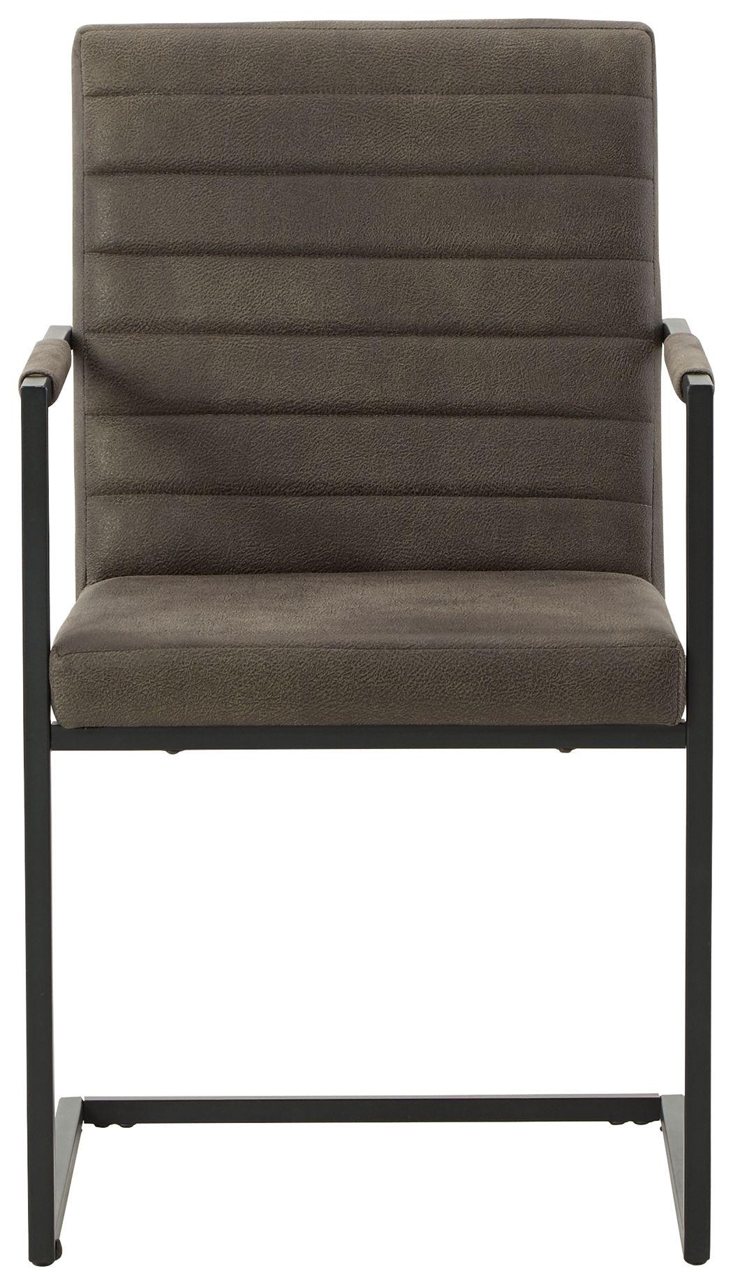 Strumford - Chaise de salle à manger avec accoudoirs (2/cn)