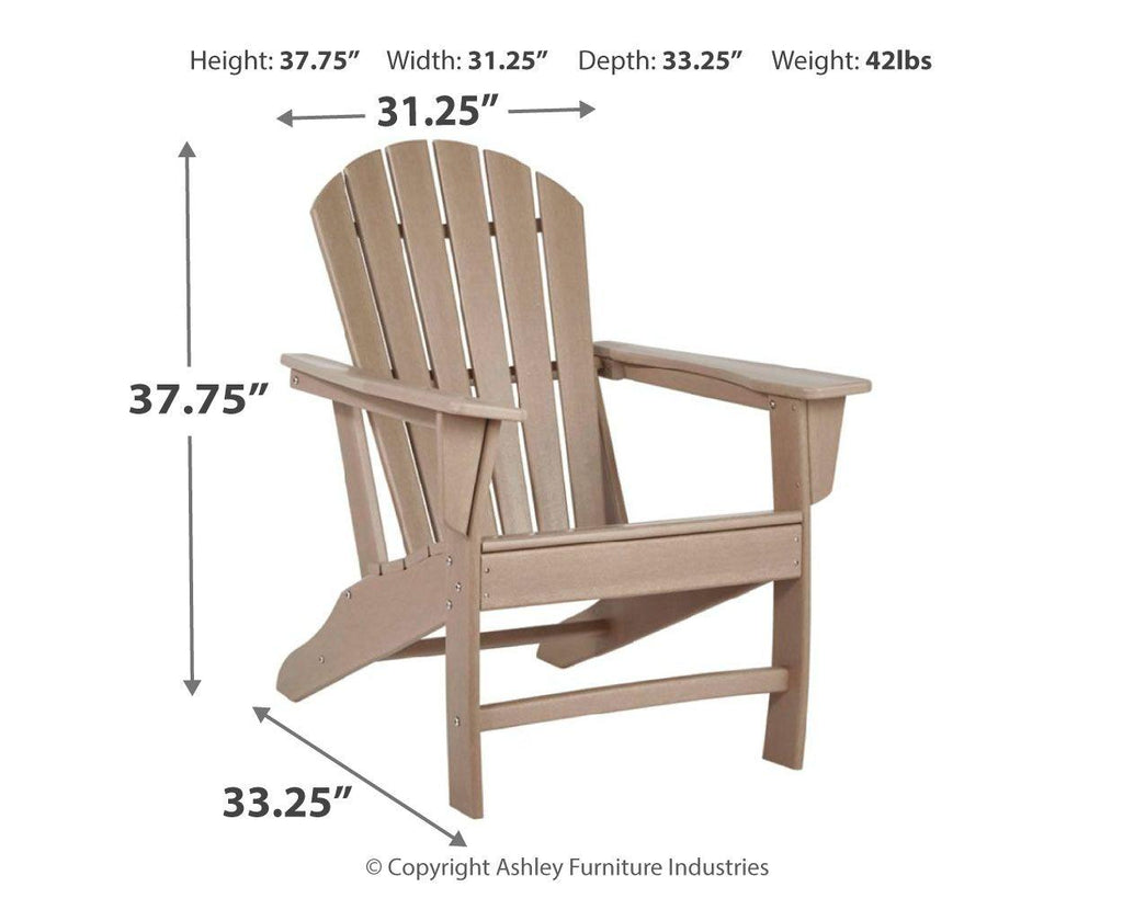 Trésor du coucher du soleil - Chaise Adirondack
