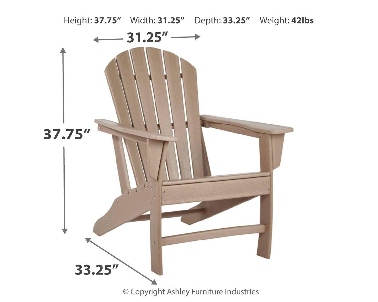 Trésor du coucher du soleil - Chaise Adirondack