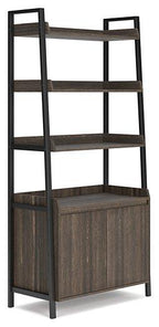 Bibliothèque Zendex brun foncé 72