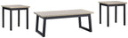 Waylowe - Ensemble de tables d'appoint (3/cn)