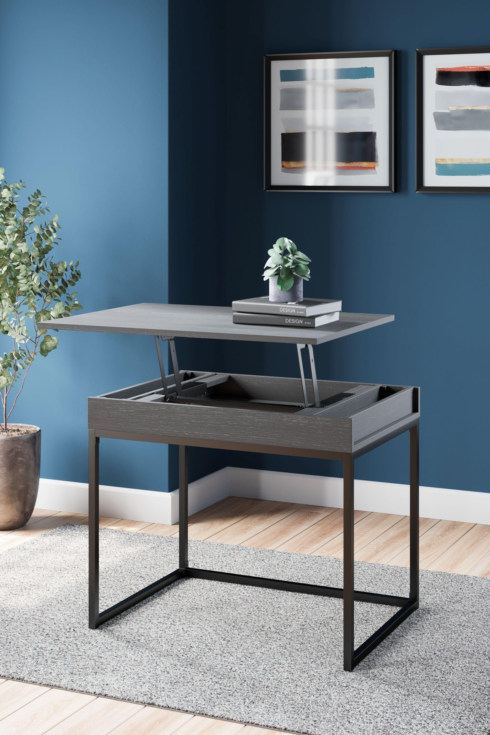 Yarlow - Bureau à plateau relevable pour bureau à domicile