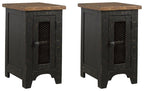 Ensemble de tables d'appoint Valebeck 2 pièces