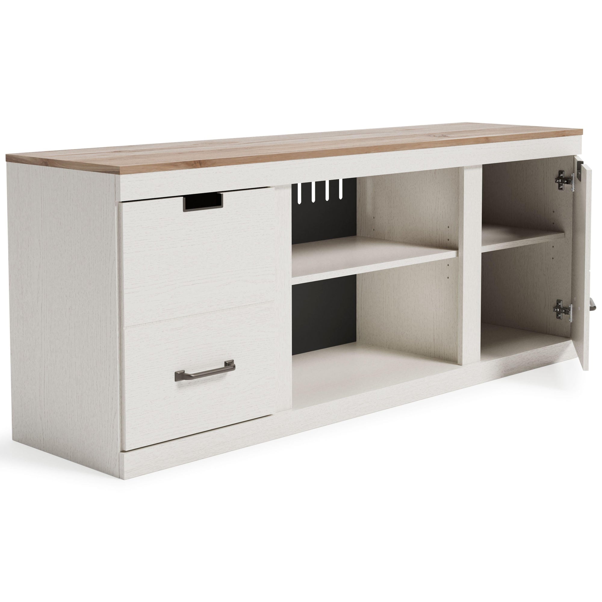 Vaibryn - Meuble TV LG avec option cheminée