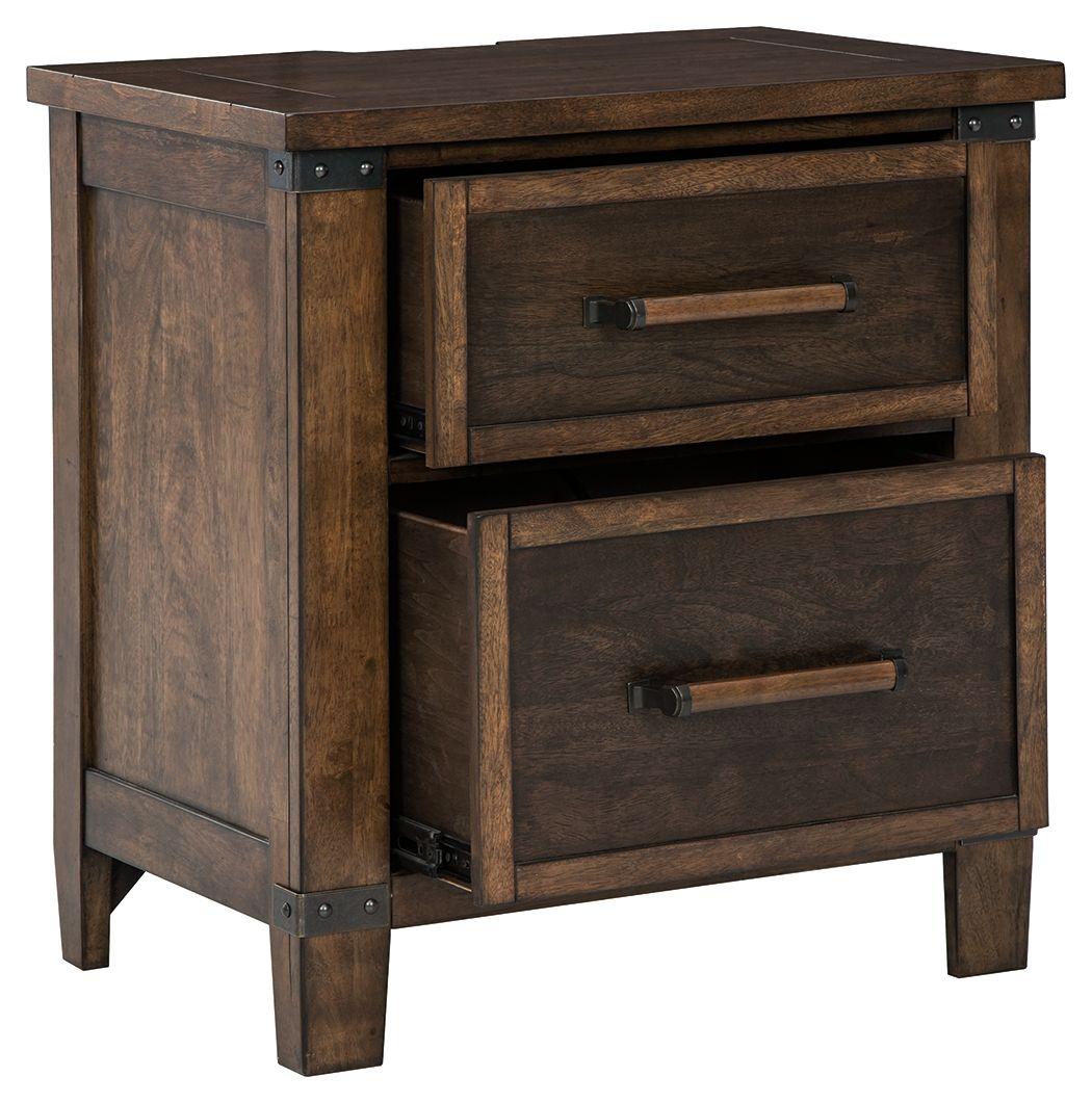 Wyattfield - Table de chevet à deux tiroirs