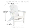 Trésor du coucher du soleil - Chaise Adirondack