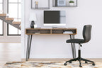 Strumford - Bureau à domicile avec 2 rangements ouverts
