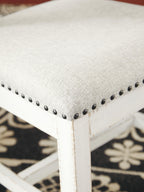 Valebeck - Chaise de salle à manger en tissu (2 pièces)