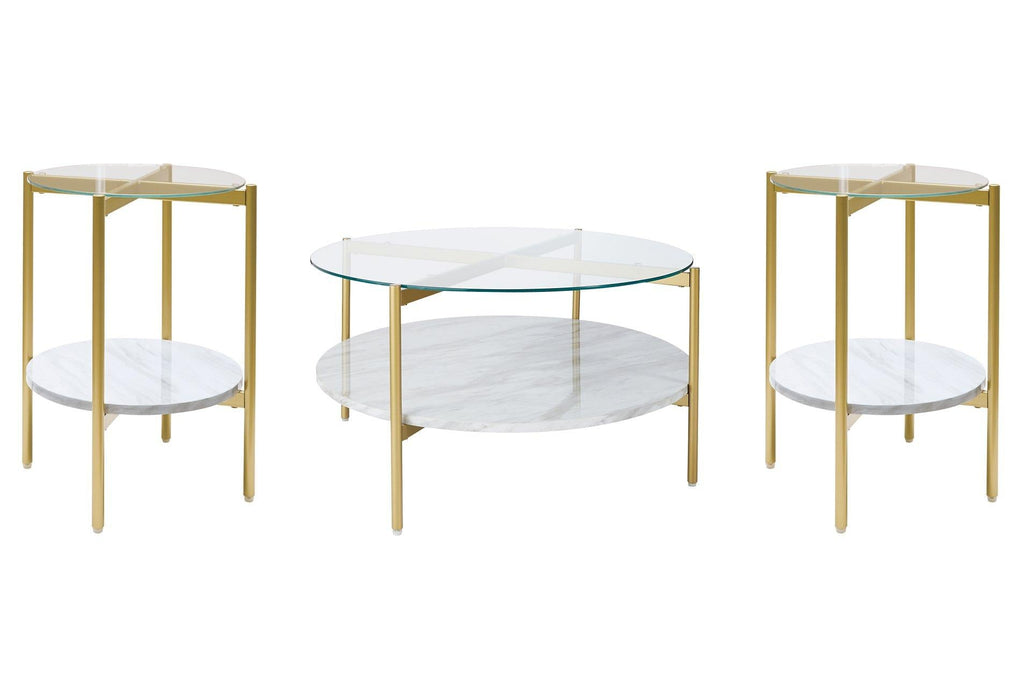 Ensemble de tables d'appoint Wynora 3 pièces