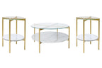 Ensemble de tables d'appoint Wynora 3 pièces