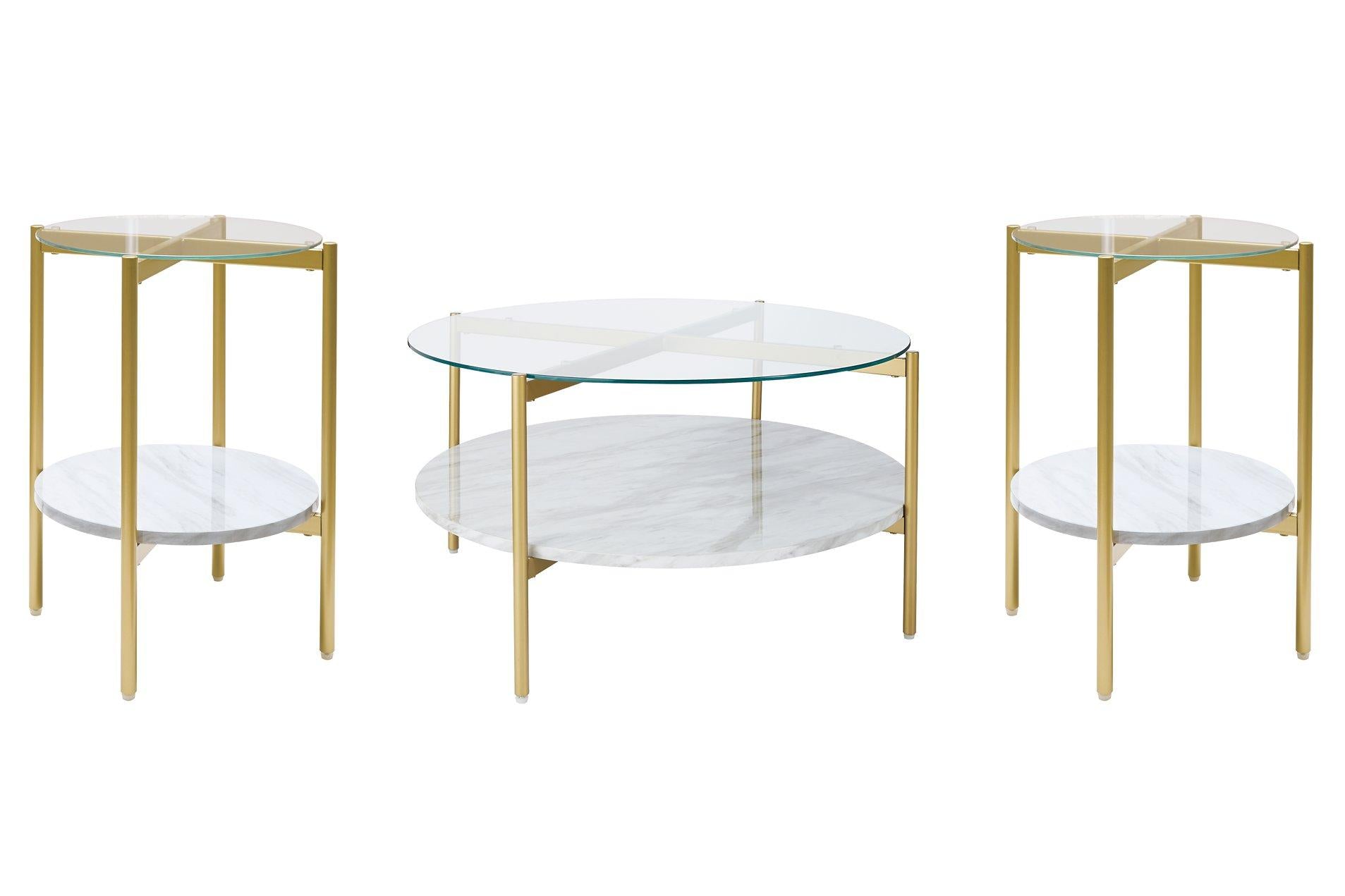 Ensemble de tables d'appoint Wynora 3 pièces