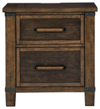 Wyattfield - Table de chevet à deux tiroirs