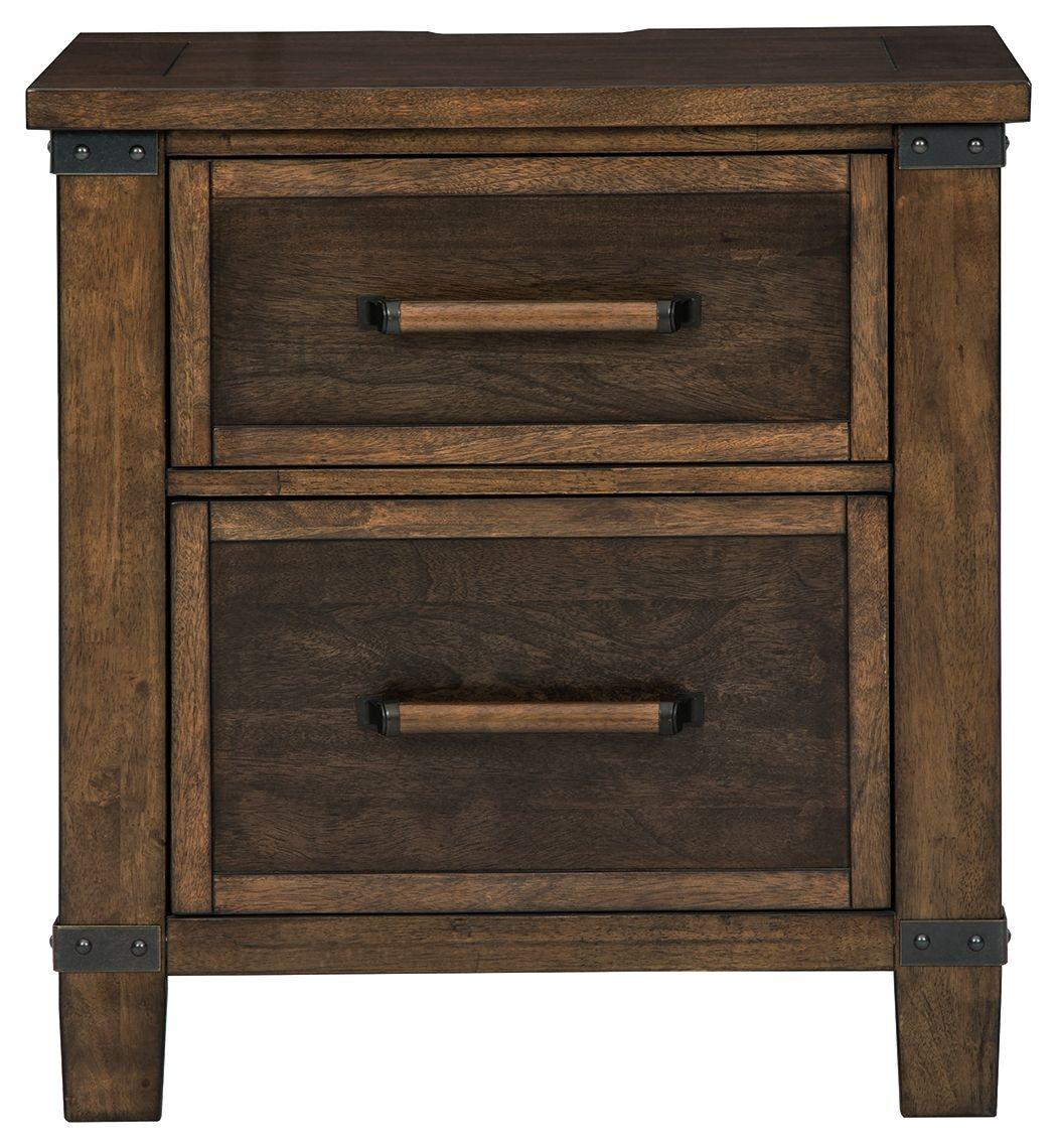 Wyattfield - Table de chevet à deux tiroirs
