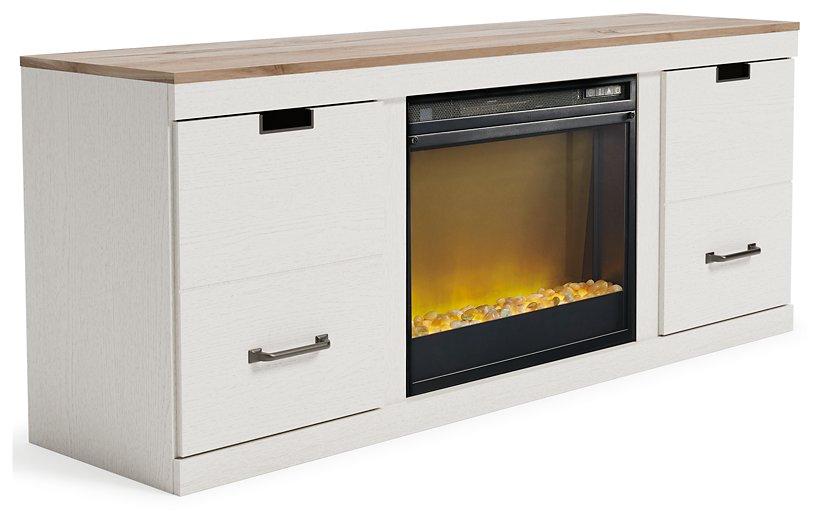 Meuble TV Vaibryn 60 avec cheminée électrique